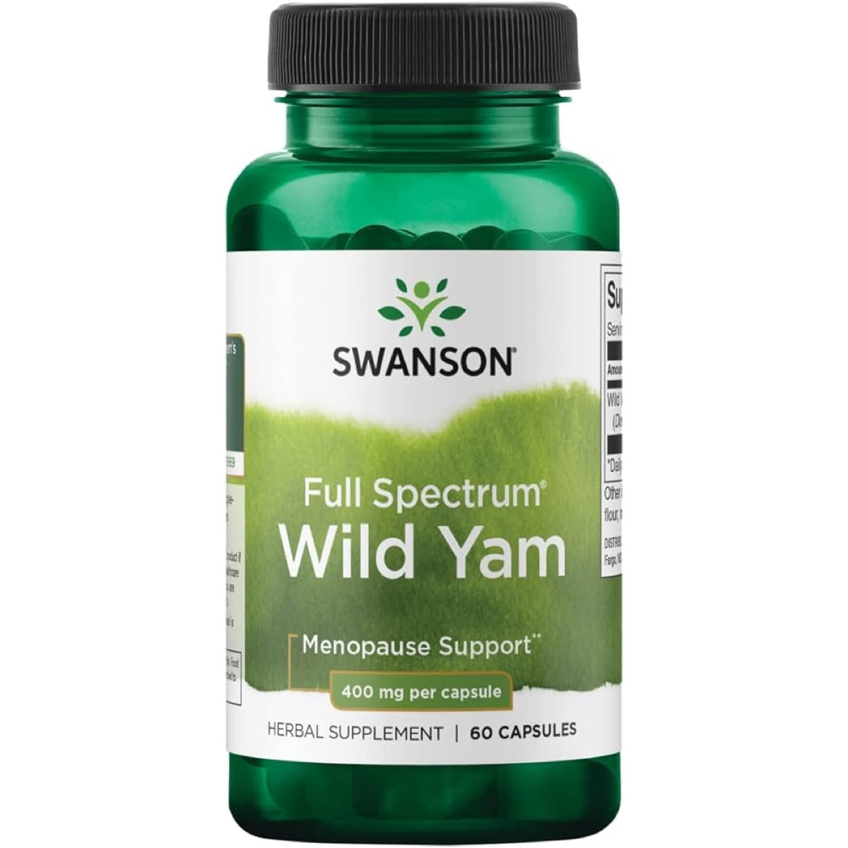 Swanson  Full Spectrum Wild Yam, 400mg - 60 kapsulių