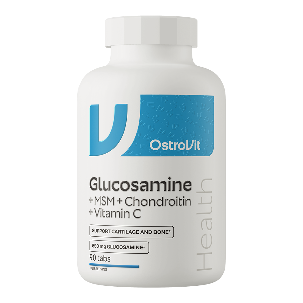 OstroVit Glükoosamiin + MSM + Kondroitiin + C-vitamiin 90 tabletid