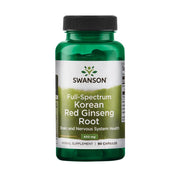 Swanson Korean Red Ginseng Root 400 mg, 90 kapsulių