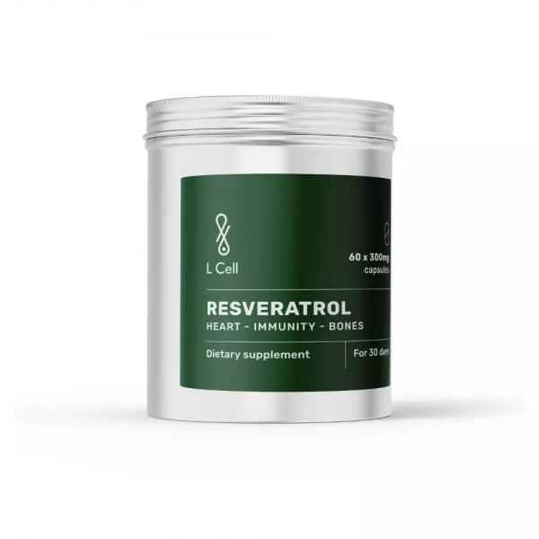 L CELL TRANS RESVERATROLIS 300 mg, 60 kaps.