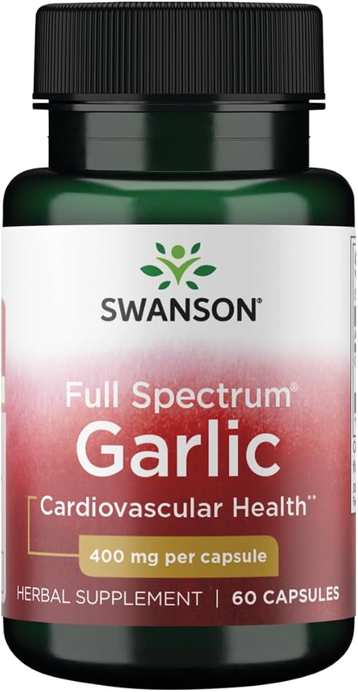 Swanson Full Spectrum küüslauk 400 mg 60 kapslit