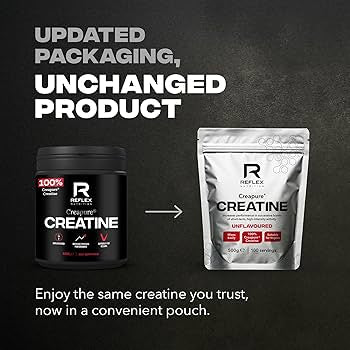 Reflex Nutrition Creapure® Creatine 500 g, 100 porcijų (be skonio)