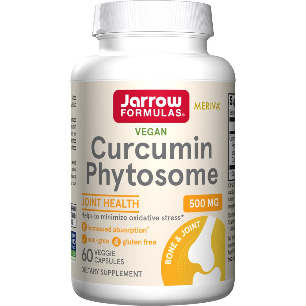 Jarrow Formulas Curcumin Phytosome (Meriva®) – 500 mg, 60 Veggie Caps