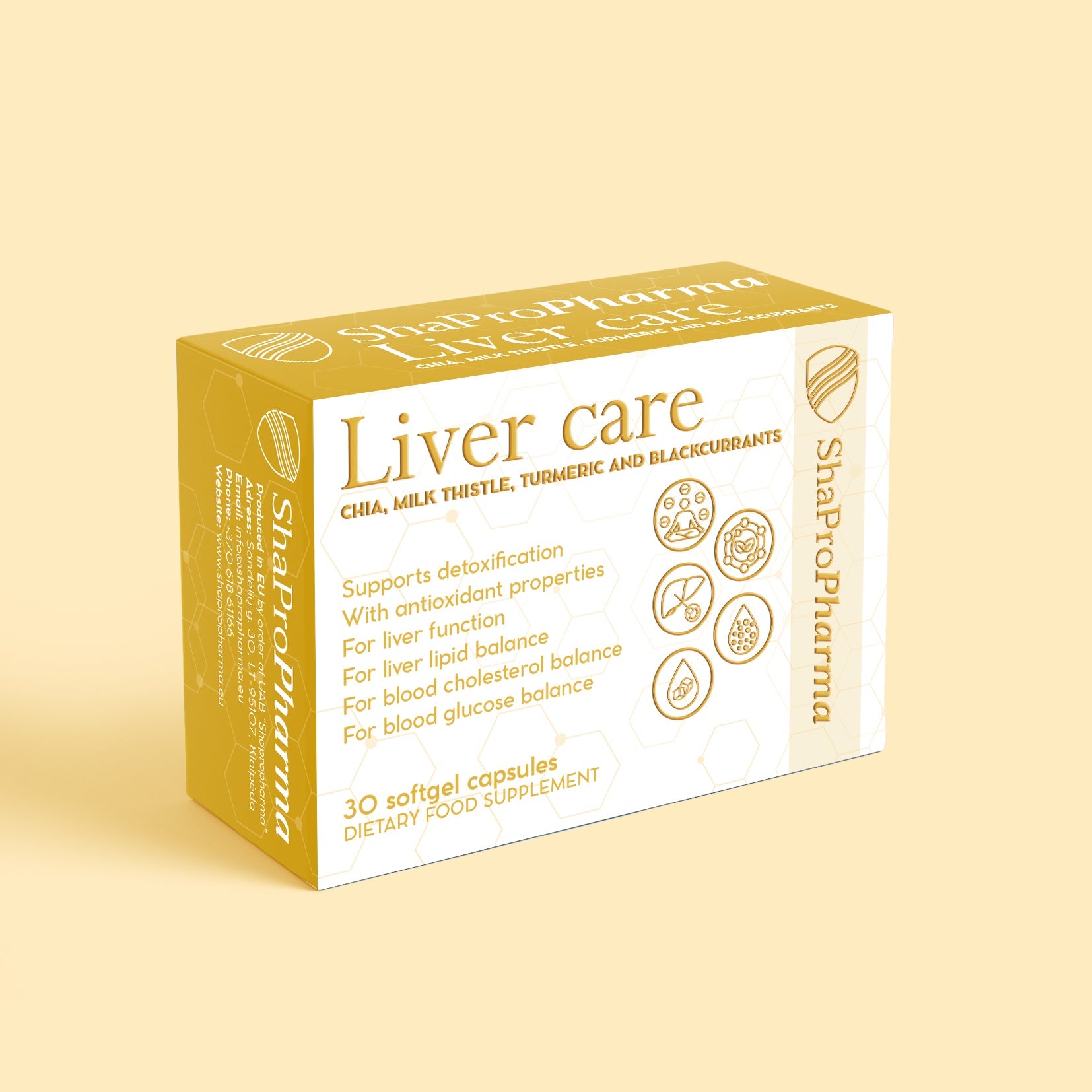 Shapropharma Liver Care 30 softgel capsules