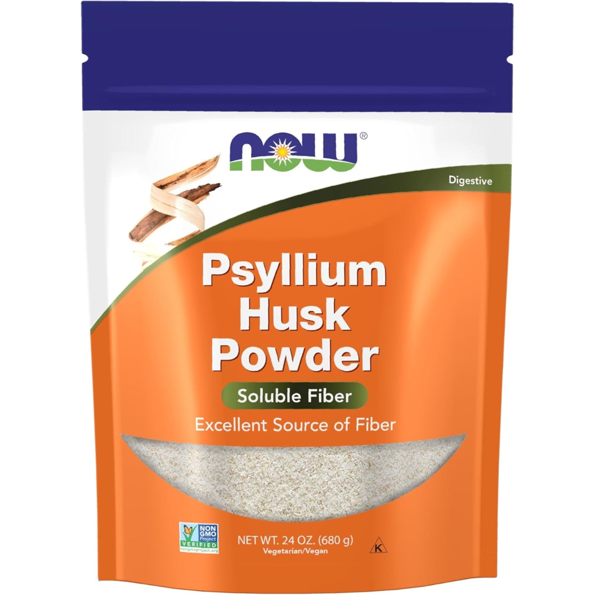 NOW FOODS Psyllium Husk pulber 680 g