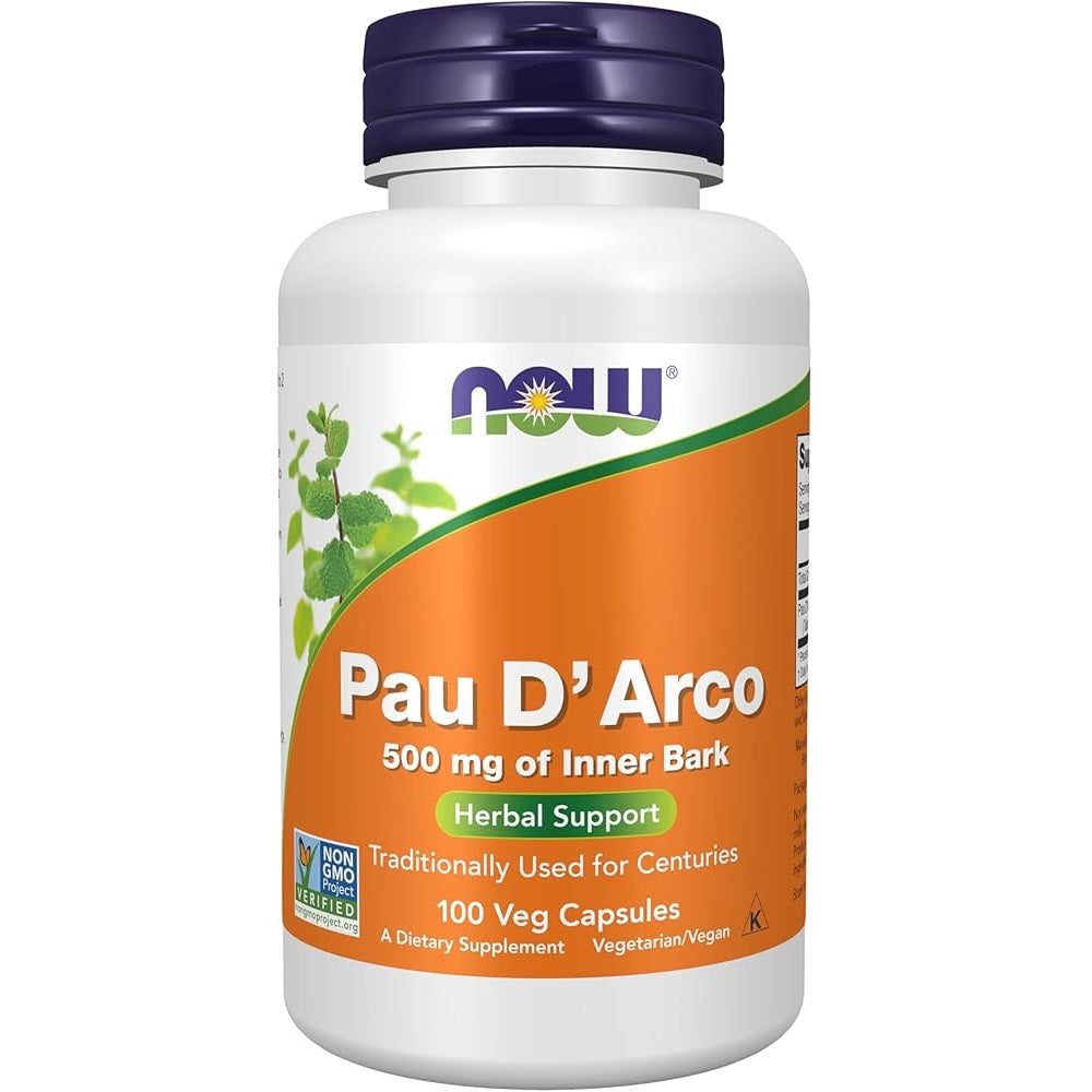 NOW Foods Pau D’Arco 500mg 100caps