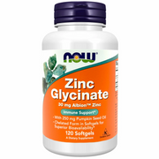 NOW Foods Zinc Glycinate - 120 softgels