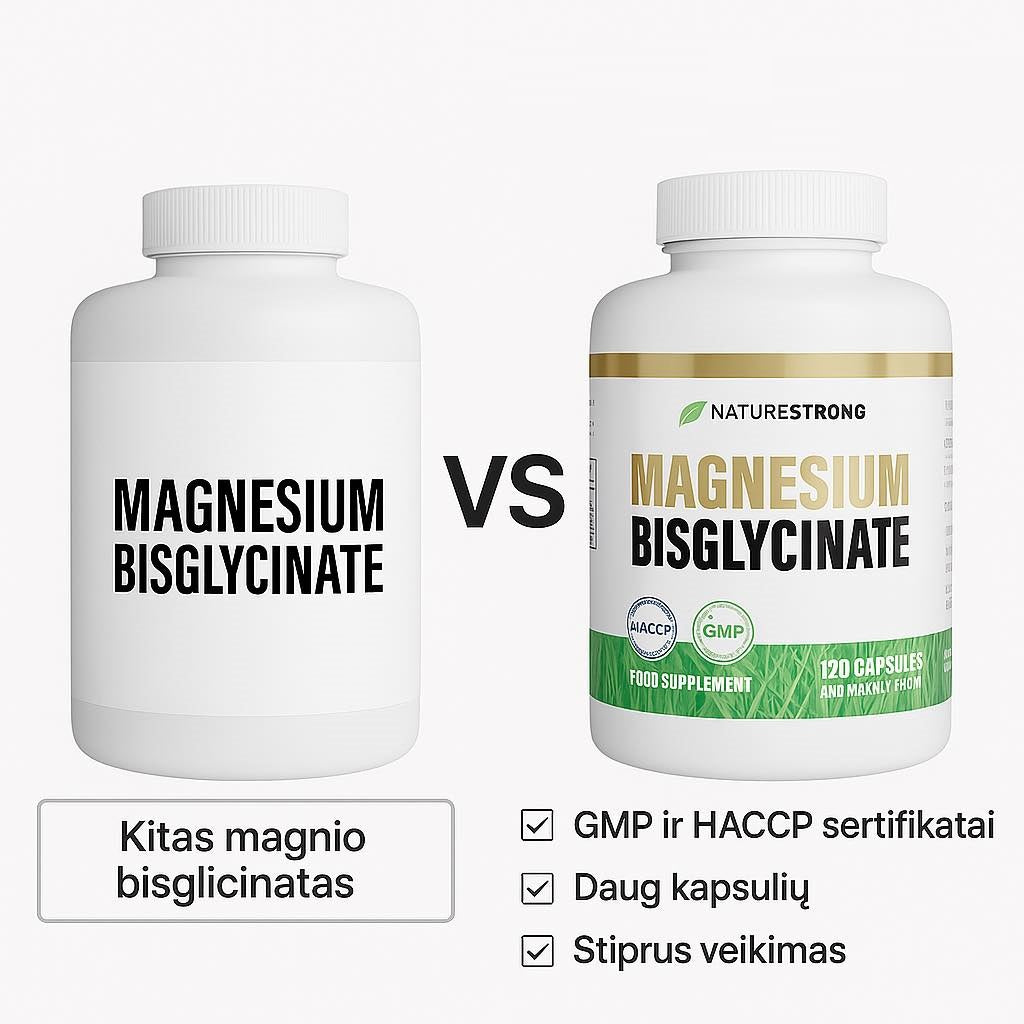 NatureStrong Magnesium Bisglycinate 120 caps