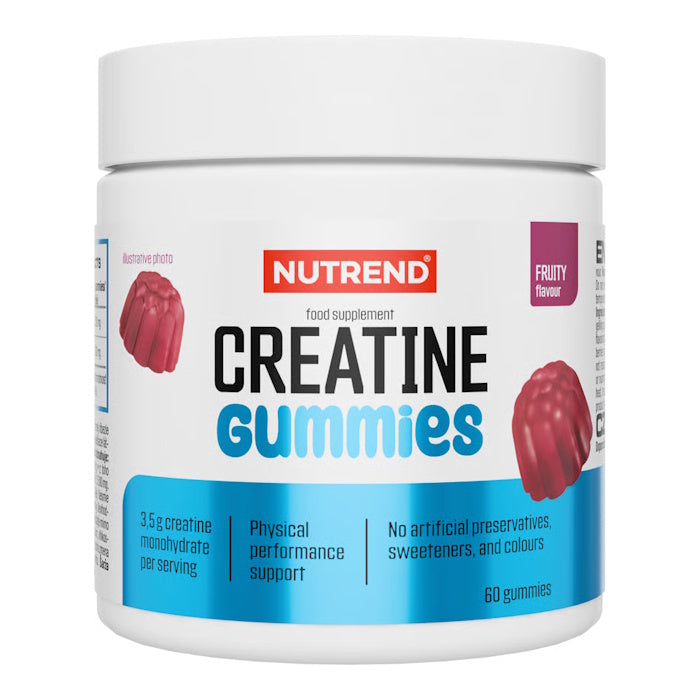 Nutrend Creatine Gummies 60 guminukų vaisių skonio