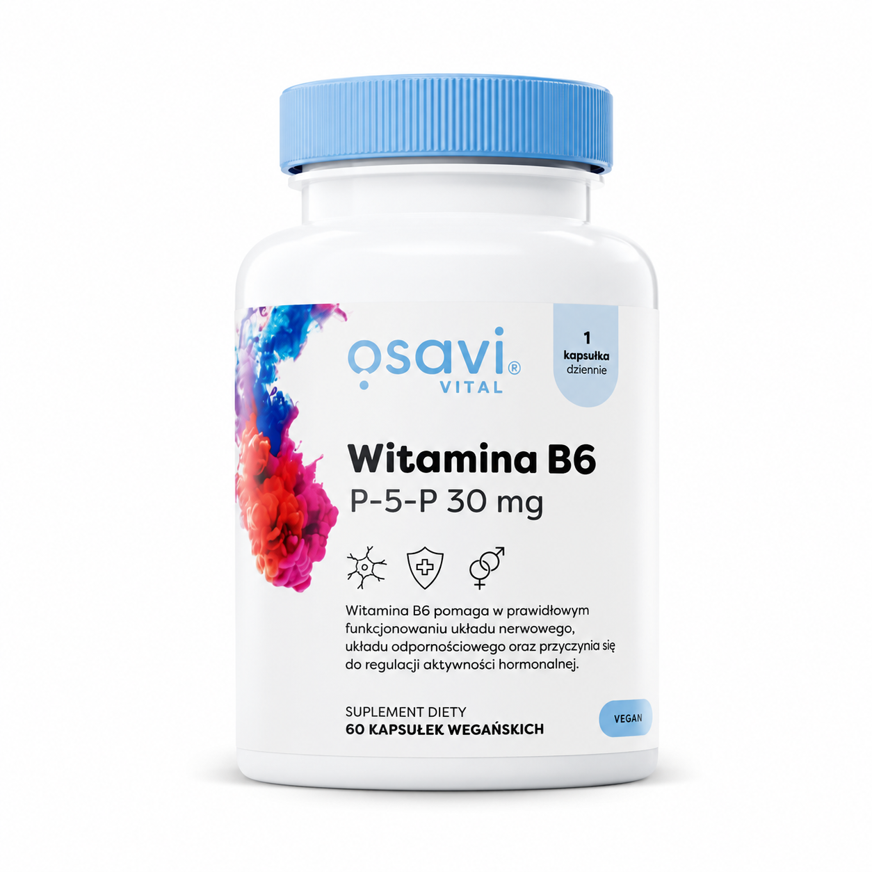 Osavi Vitamin B6, P-5-P 30 mg - 60/120 vegan capsules
