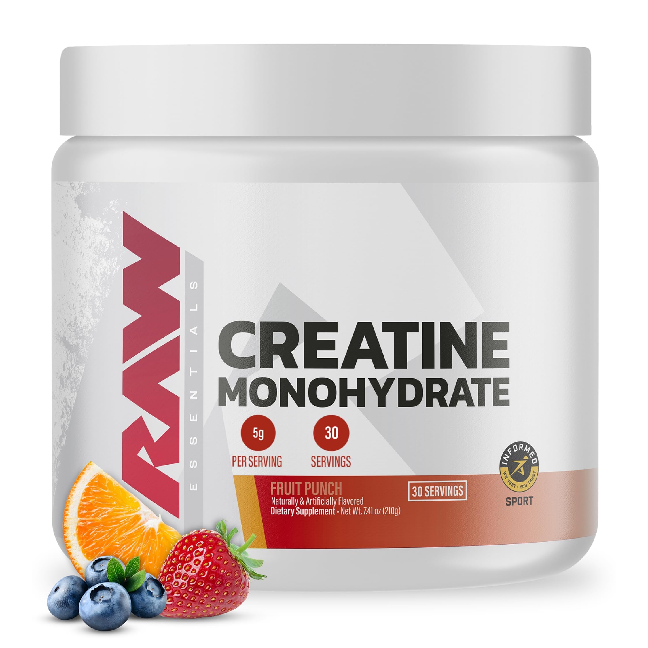 Raw Nutrition Creatine Monohydrate - 201 - 213 grams