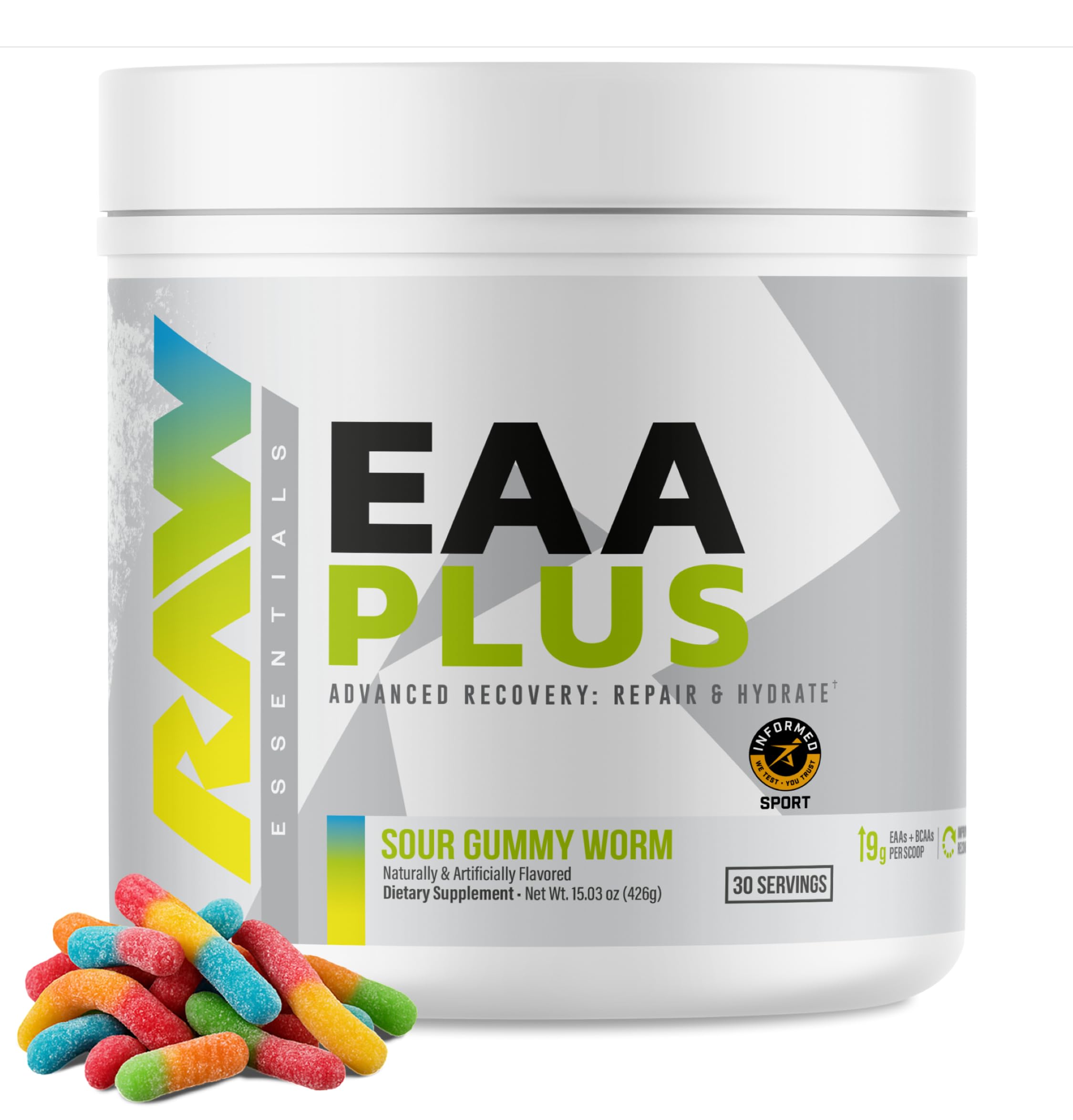 Raw Nutrition EAA Plus - 387 - 426 grams