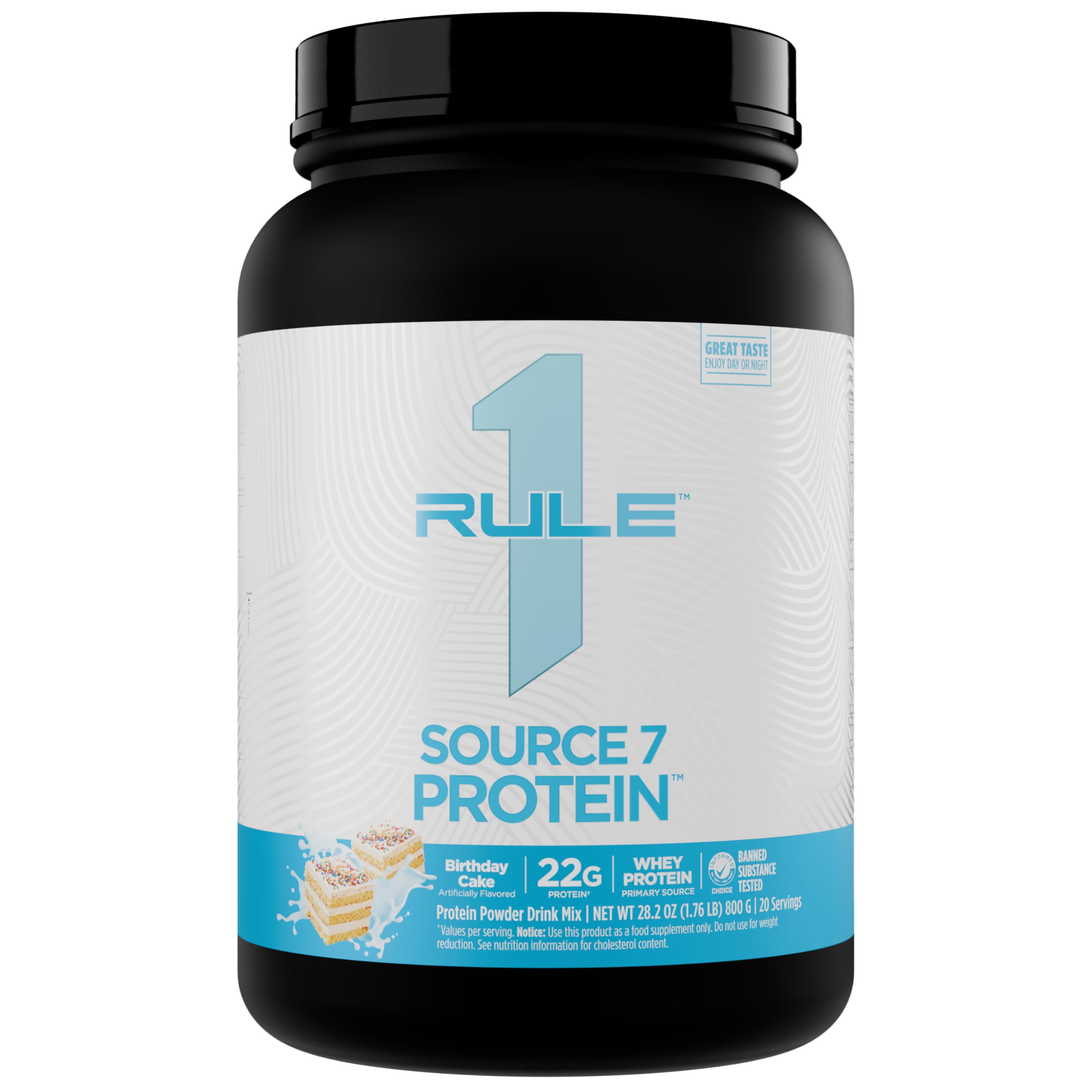 Rule One Source7 Protein, 809 -920 g - Turime Vietoje