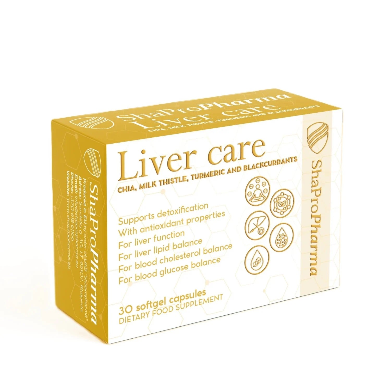 Shapropharma Liver Care 30 softgel capsules