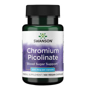 Swanson Chromium Picolinate 200mcg 100 kaps.