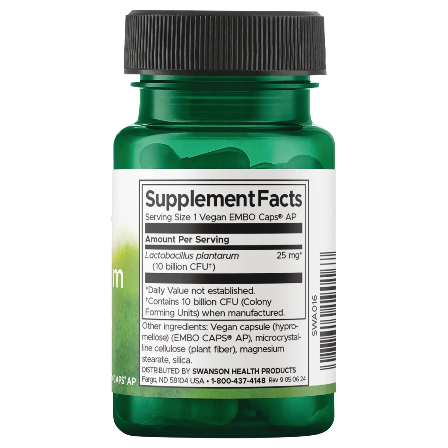 Swanson L. plantarum Probiotic 30 capsules