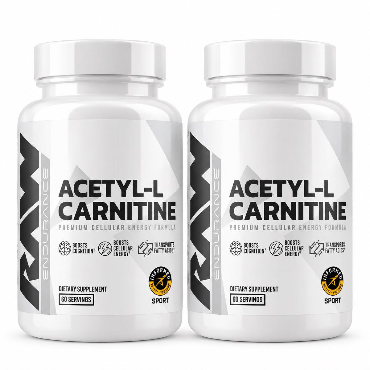 2x Swanson Acetyl L-Carnitine 500 mg 100 caps
