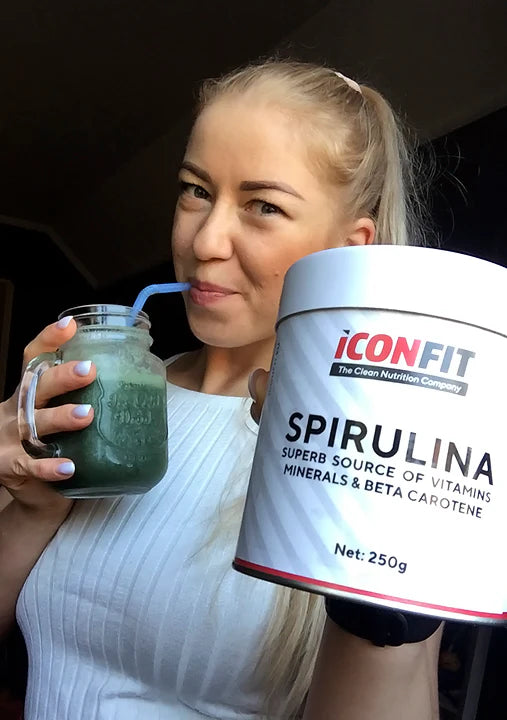 ICONFIT Spirulina 250g Can girl
