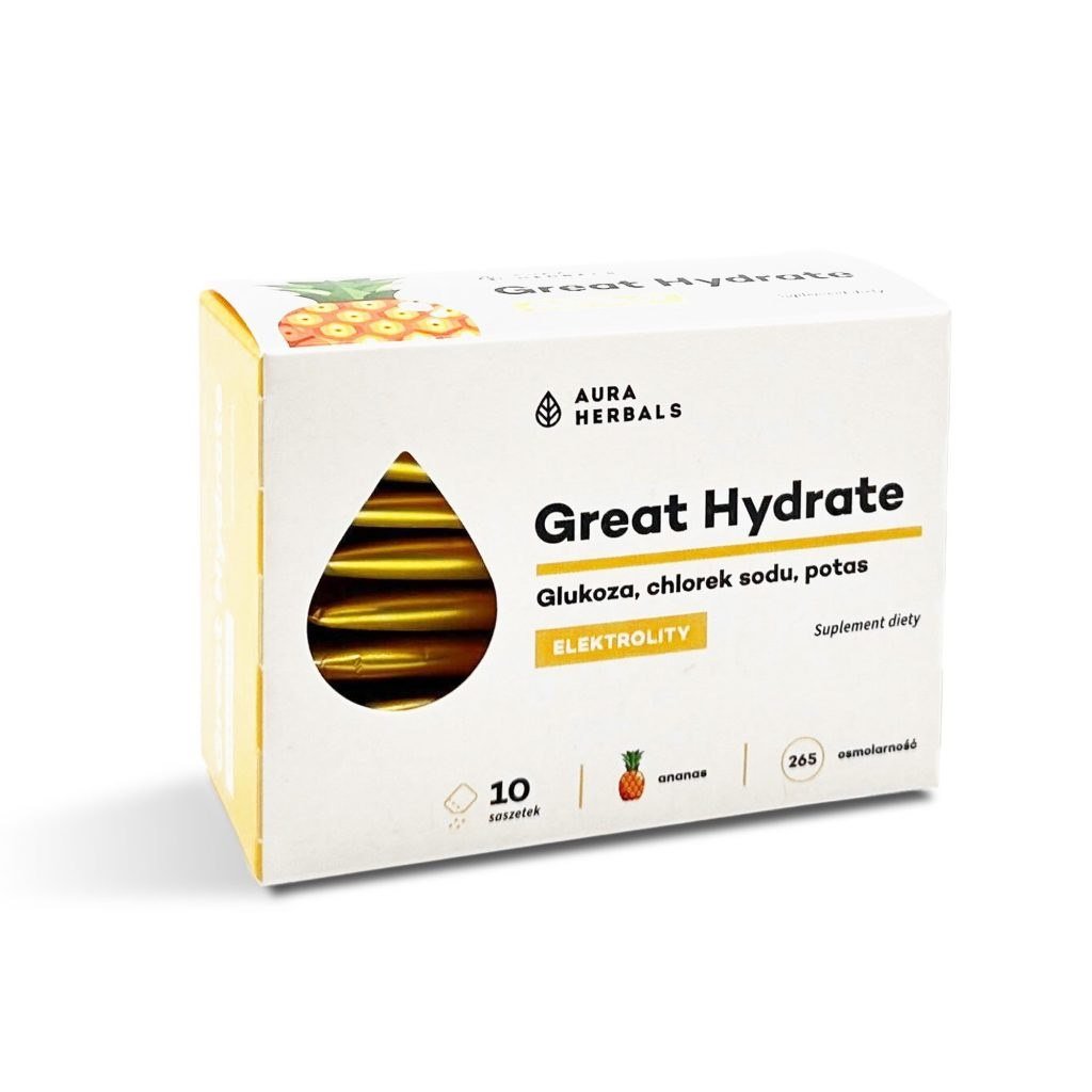 AURA HERBALS suurepärane hüdraat – elektrolüüdid (10 kotikest)