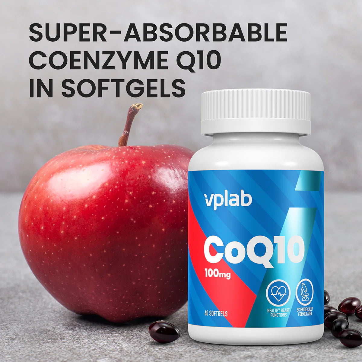 Vplab CoQ10 100 mg 60 Softgels price banner