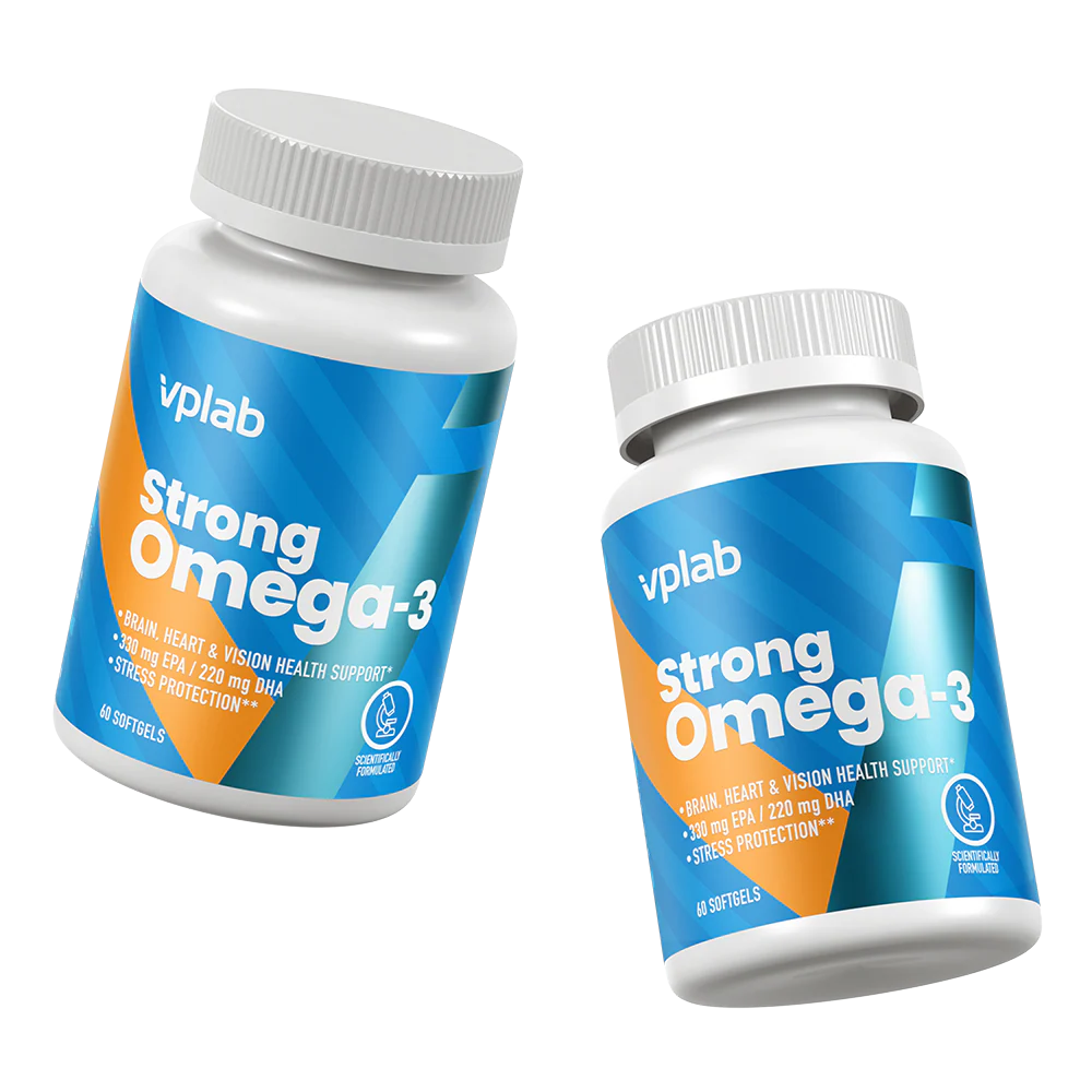 Vplab Strong Omega 3 60 softgels banner
