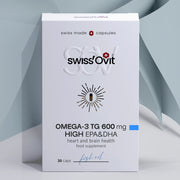 Swiss'Ovit®, OMEGA-3 TG, 600 mg, KÕRGE EPA ja DHA, hind 30 kapslit