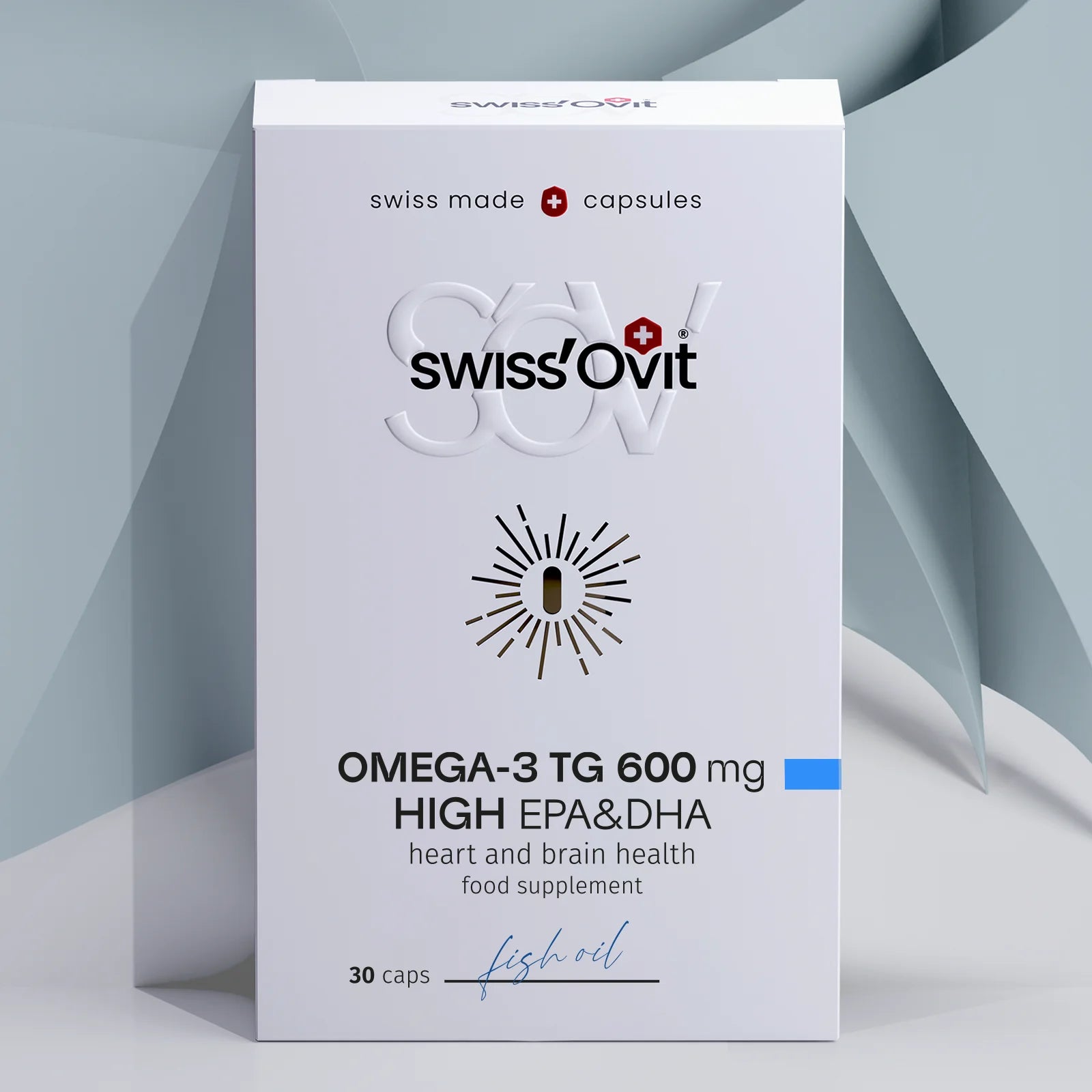 Swiss'Ovit®, OMEGA-3 TG, 600 mg, KÕRGE EPA ja DHA, hind 30 kapslit