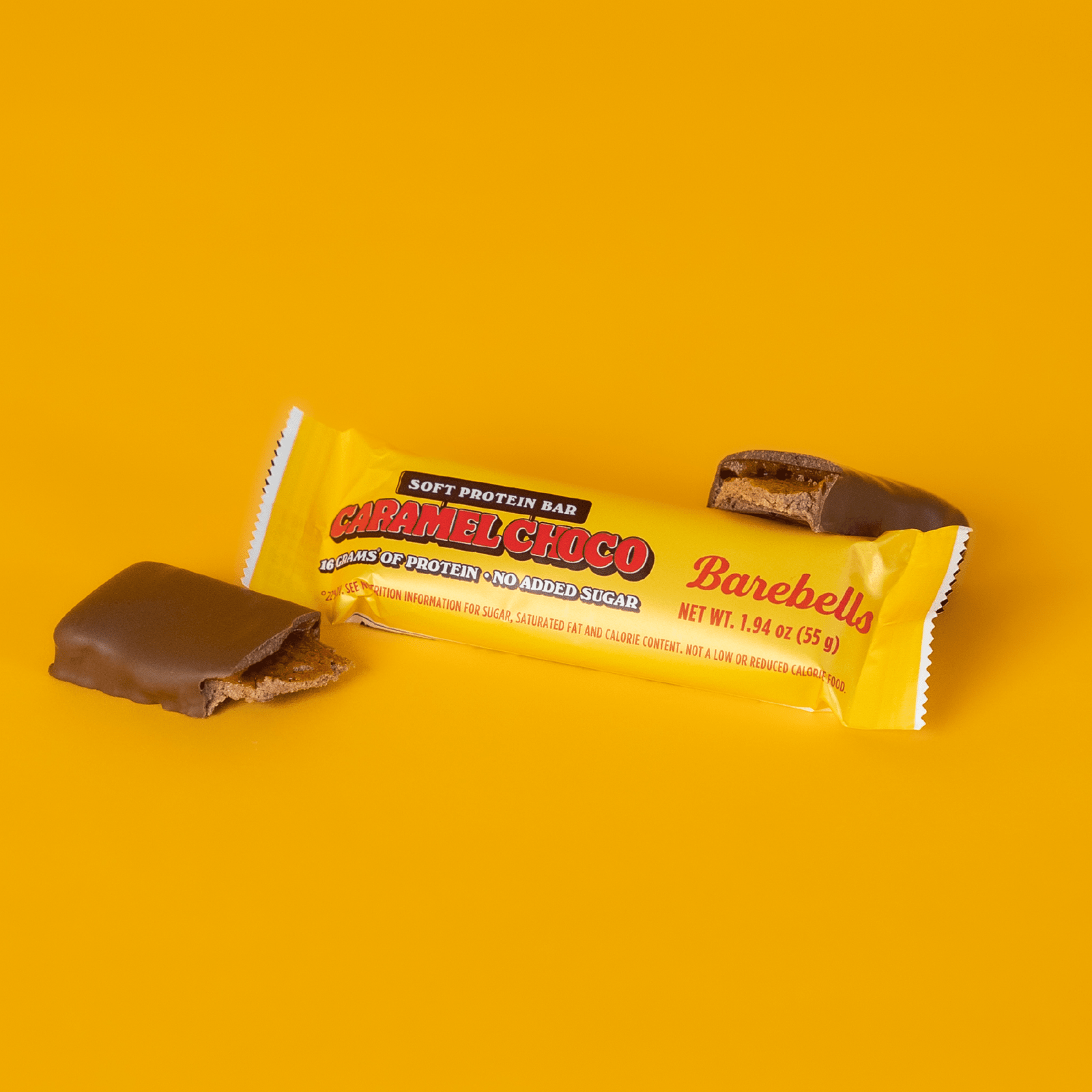 Barebells Caramel Choco Soft Protein Bar 55g bänner