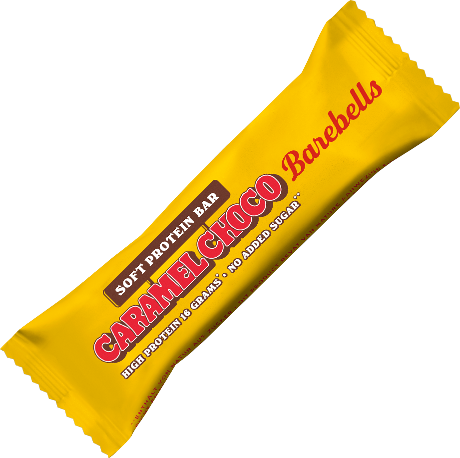 Barebells Caramel Choco Soft Protein Bar 55g hind