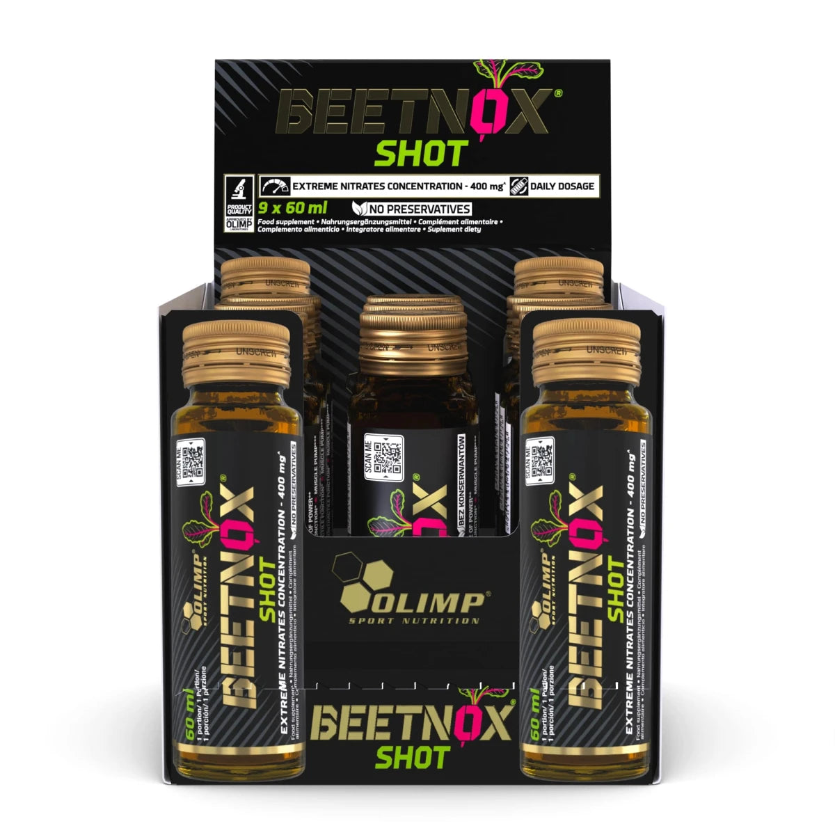 Olimp BeetNOX Shot - 9 x 60 ml.