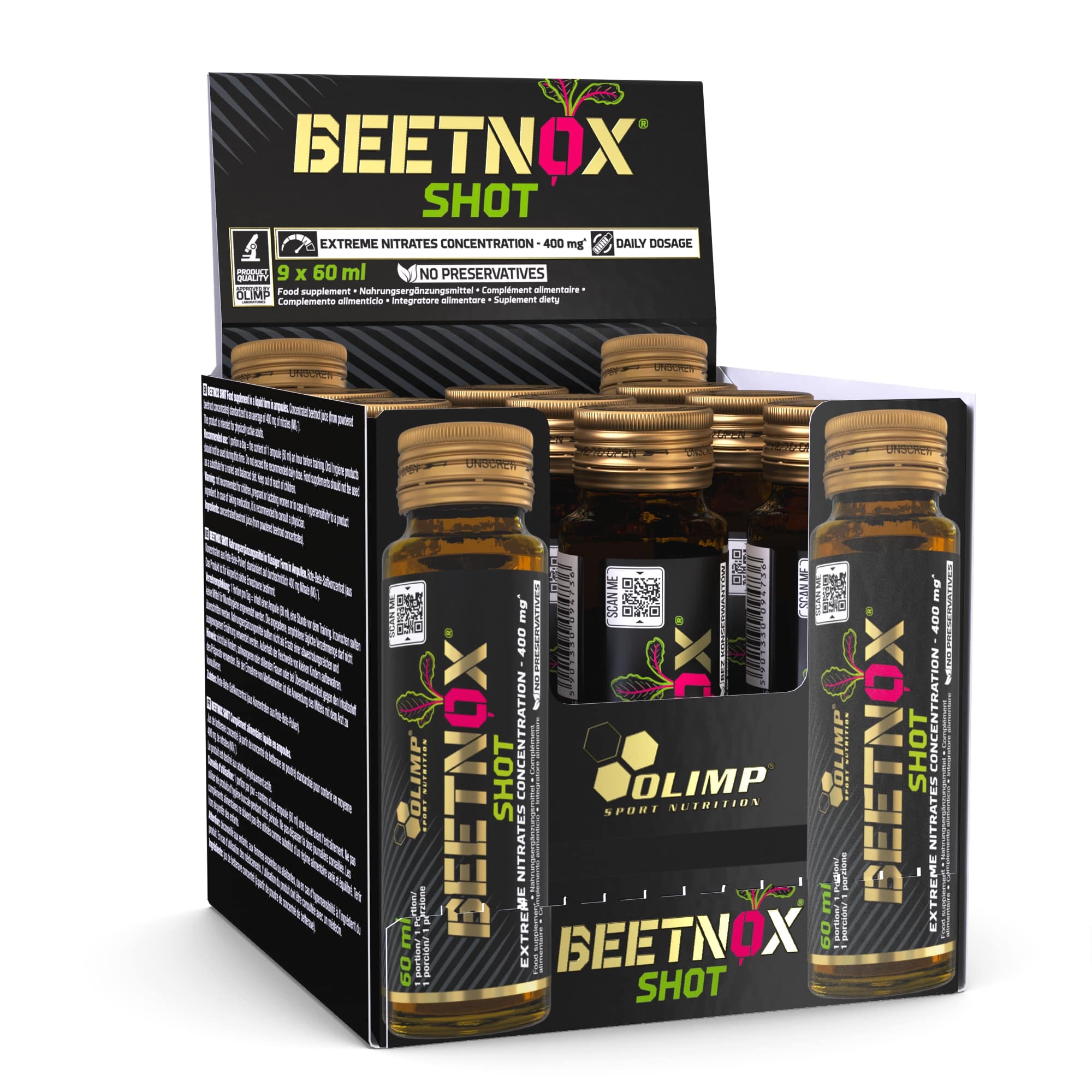 Olimp BeetNOX Shot - 9 x 60 ml.