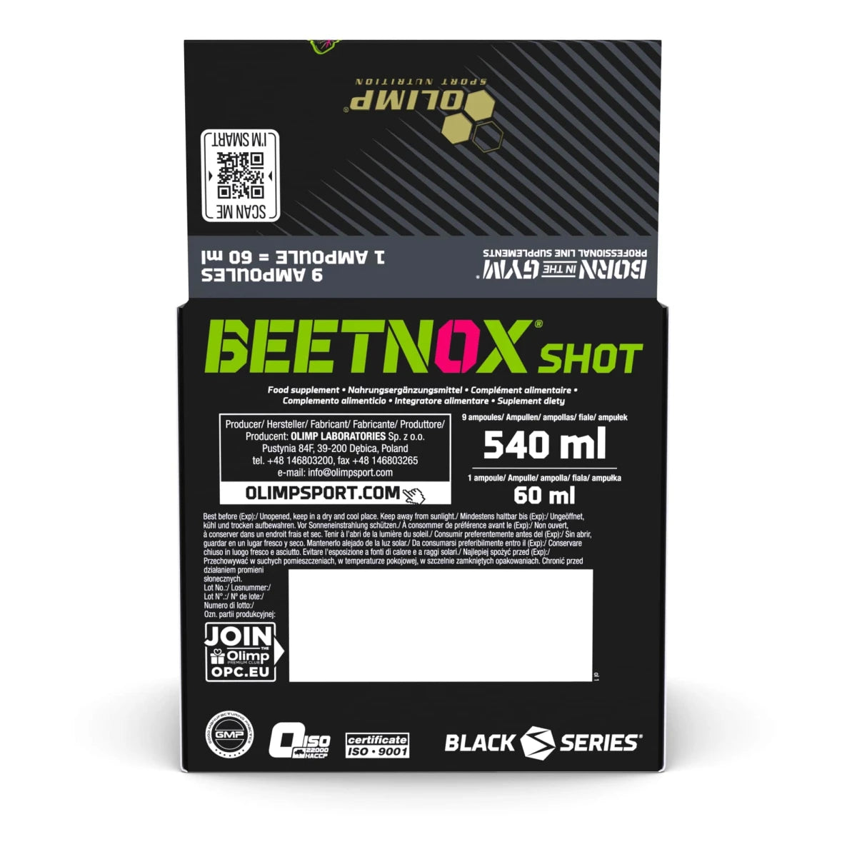 Olimp BeetNOX Shot - 9 x 60 ml.