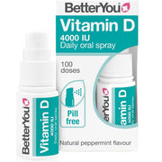 BetterYou 4000 IU igapäevane D-vitamiini suusprei, naturaalne piparmünt - 15 ml. hind