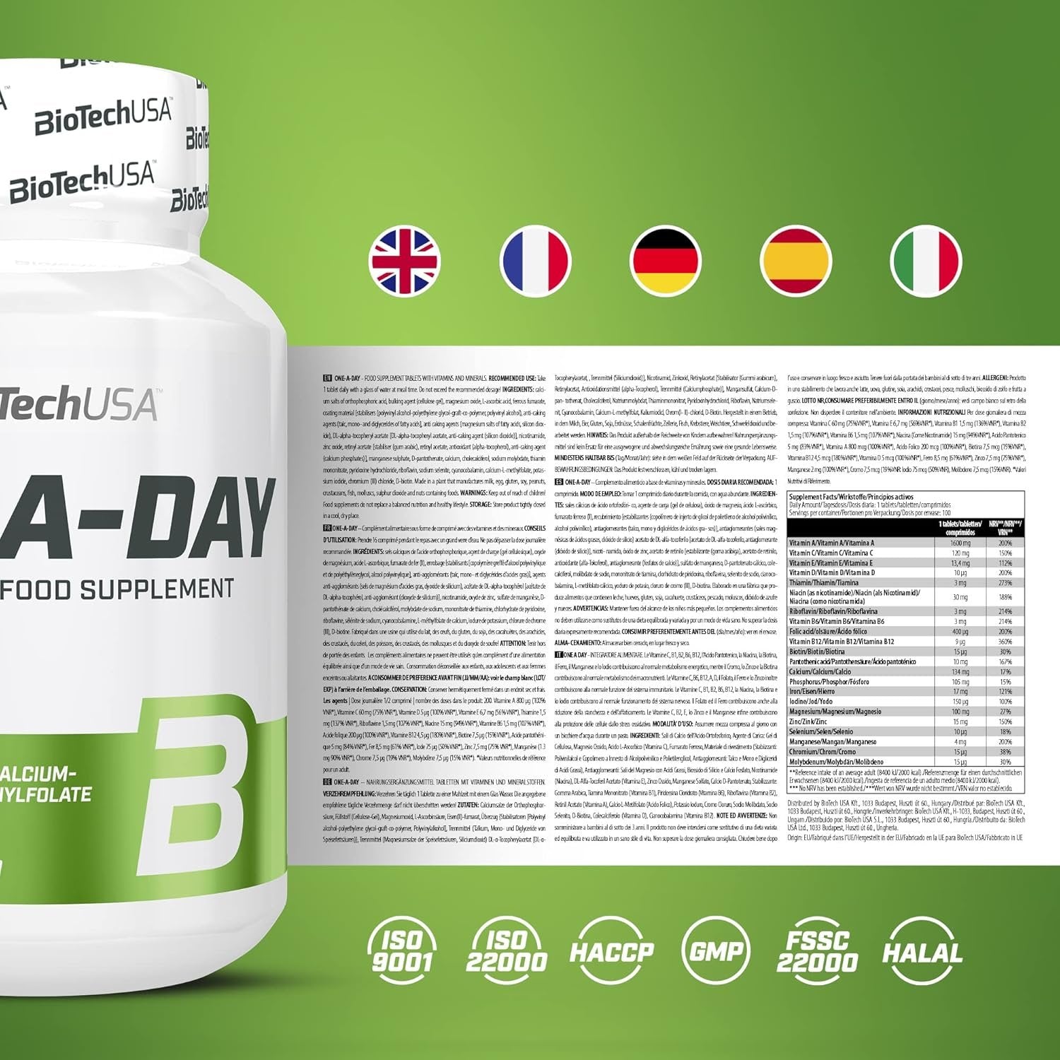 BioTech Üks päevas 100 tab. kinni jääda