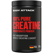 BODY ATTACK 100% puhas kreatiin – 500g – naturaalne hind (1)