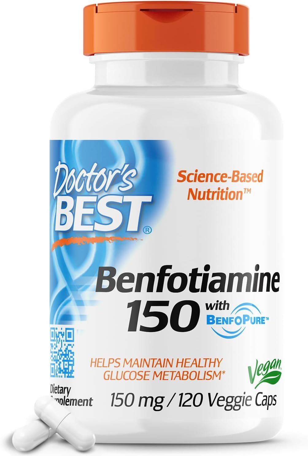 Doctor's Best Benfotiamine 150 koos BenfoPure'iga, 150 mg, 120 Veggie Caps hind