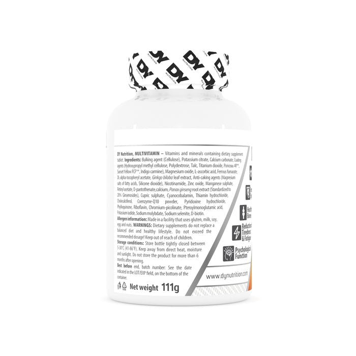 Dorian Yates Nutrition multivitamiinikompleks, 60 tabletti. kirjeldus