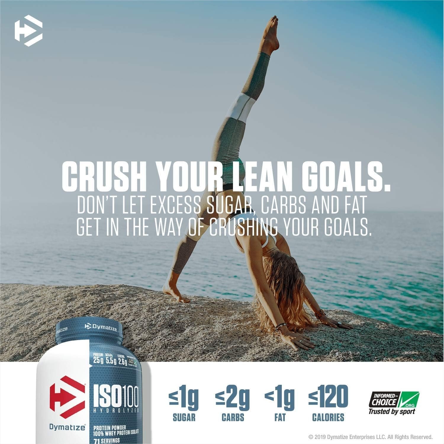 Dymatize ISO 100 hüdrolüüsitud 932g hinnaeesmärgid