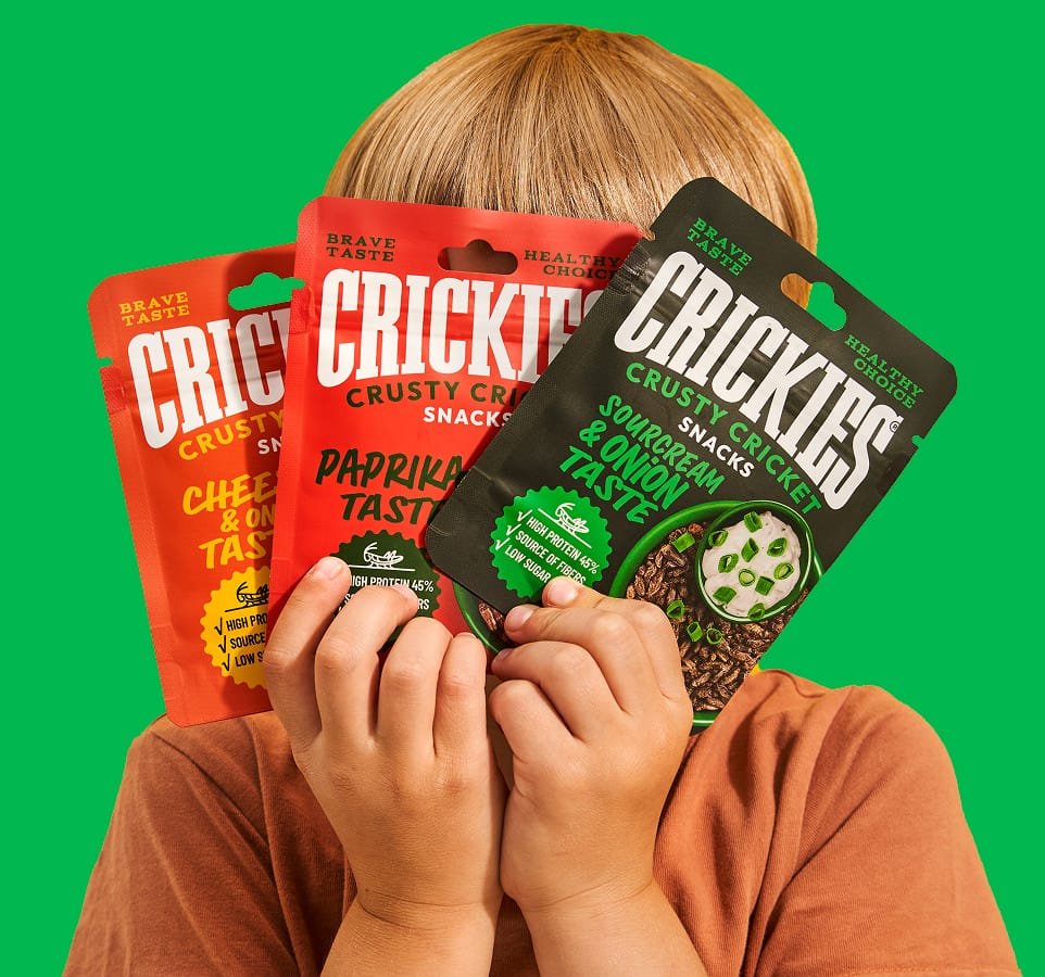 Kuivatatud ritsikate CRICKIES maitsebänner