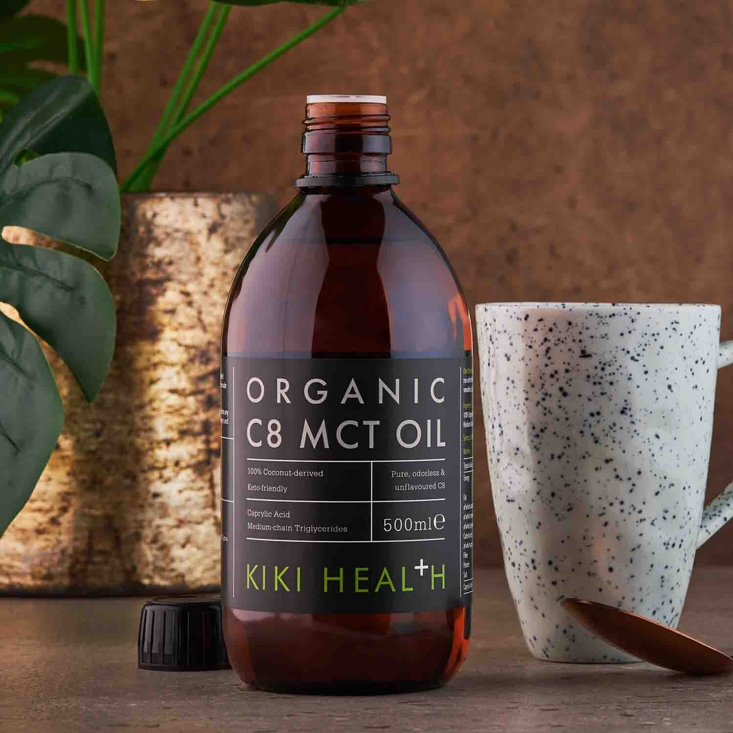 KIKI Health Organic C8 MCT õli - 500 ml. bänner