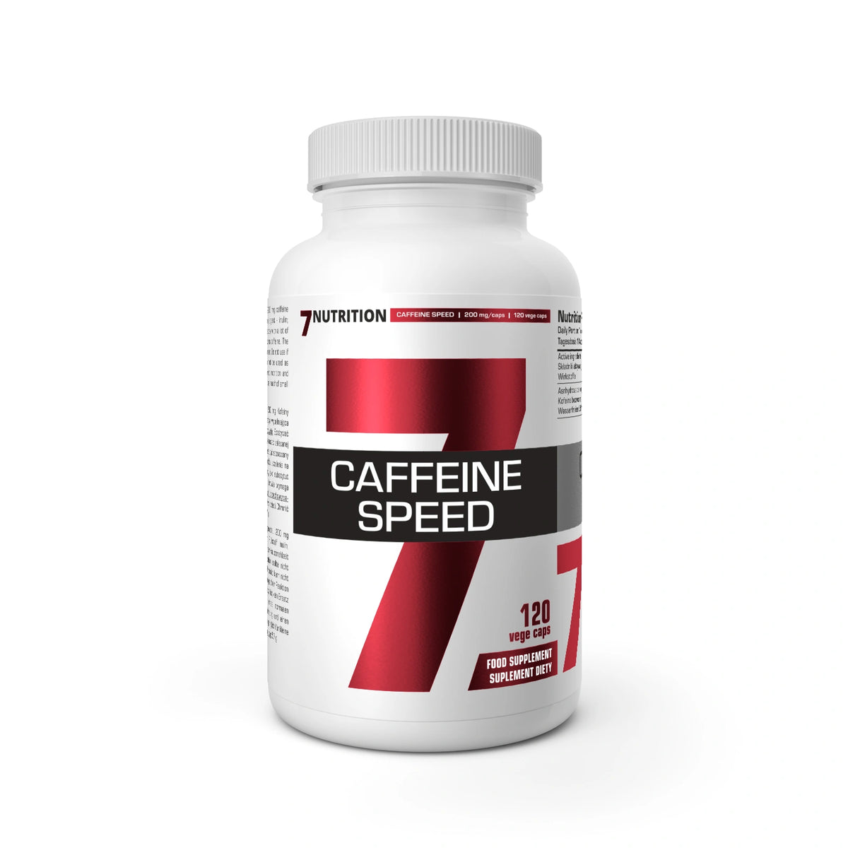 7Nutrition Caffeine Speed 200mg, 120 vege caps
