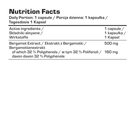 7Nutrition Citrus Bergamot 60 vege caps