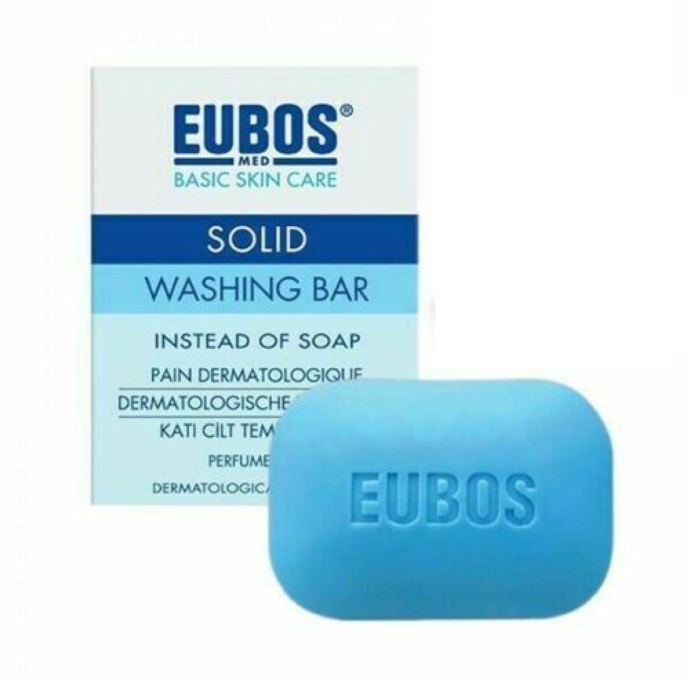 Eubos Basic Care Solid Washing bar solid detergent 125g blue price