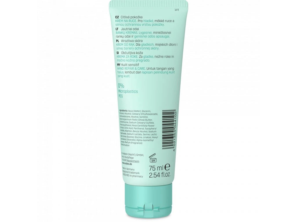 Eubos Sensitive Hand Repair & Care Cream 75 ml koostis