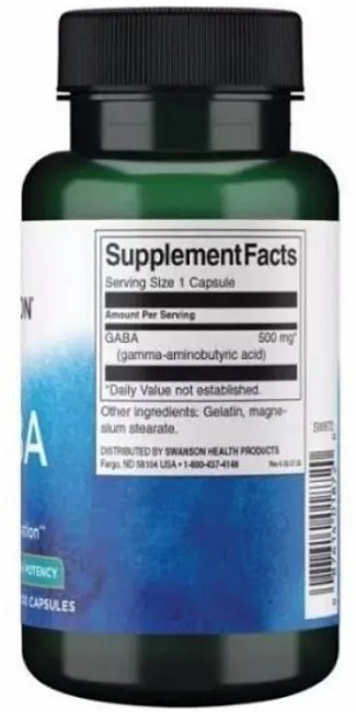 GABA 500MG N100 koostis