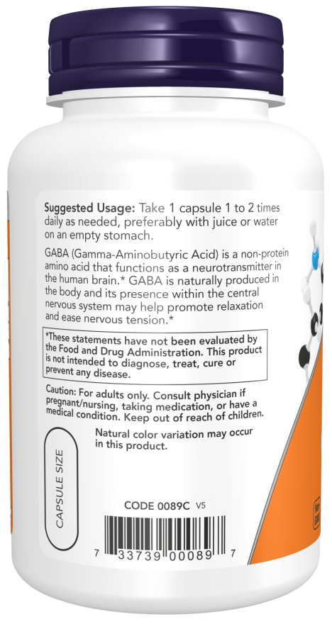 GABA 750 mg 200 köögiviljakapslite kampaania