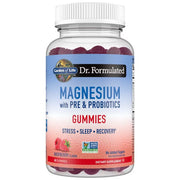 Eluaed Dr. Formuleeritud magneesium pre- ja probiootikumidega kummikommid, vaarikas – 60 kummikommi