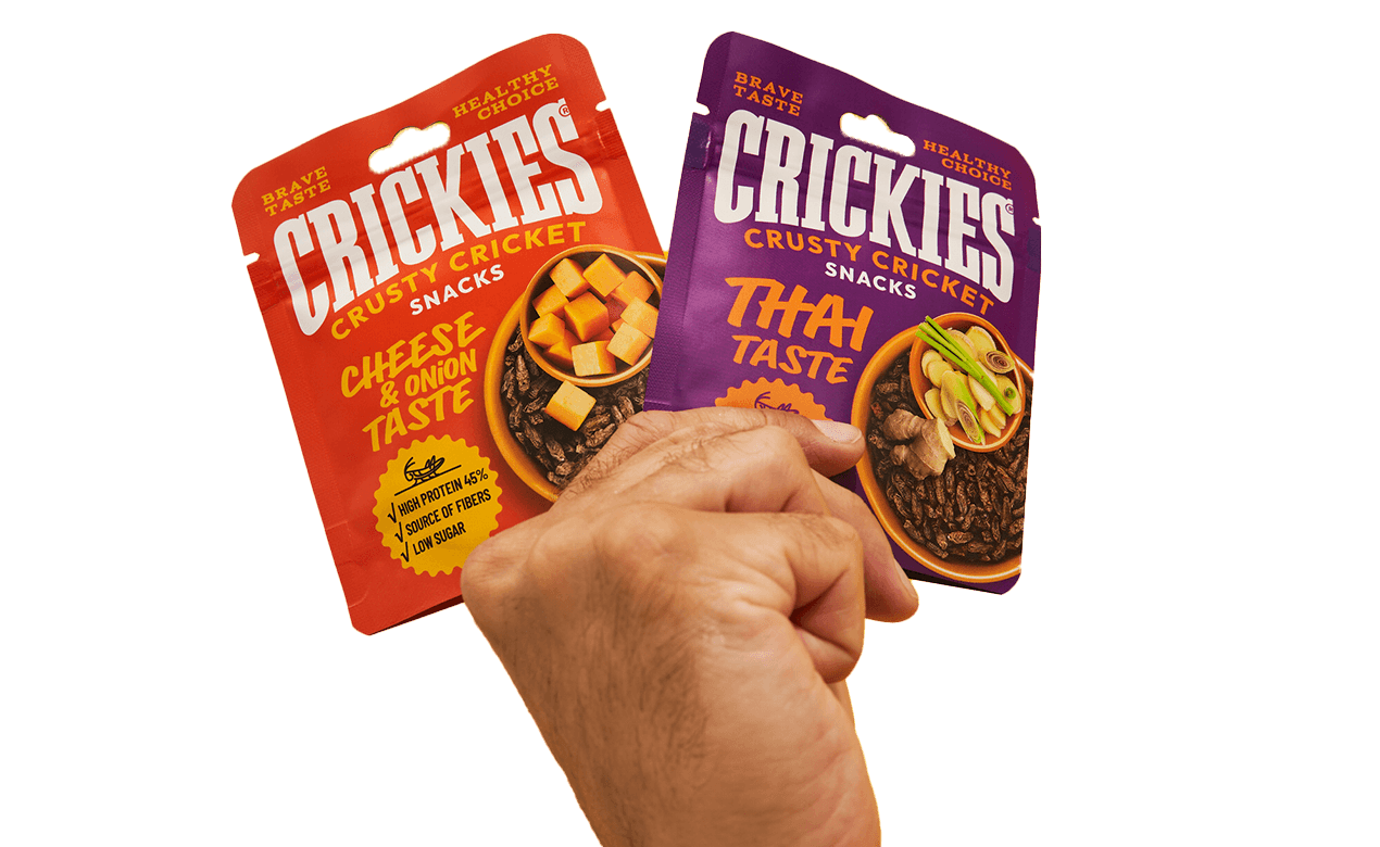 CRICKIES kuivatatud ritsikad Tai maitsega 15g