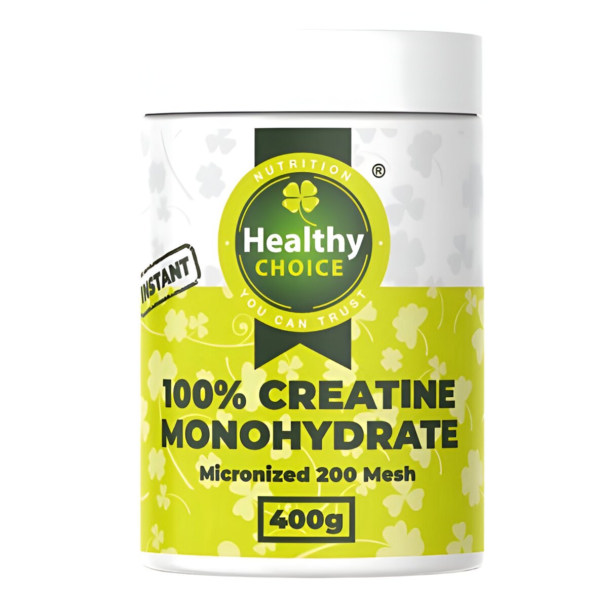 Healthy Choice 100% kreatiinmonohüdraat, mikroniseeritud 200 mesh., 400gr. hind (1)