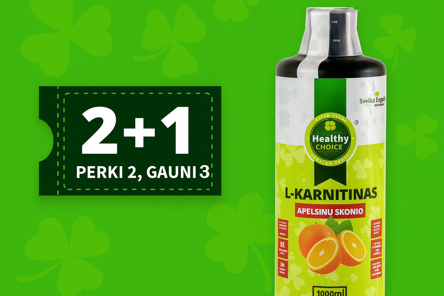 Tervisliku valiku karnitiin Karnitiin 2 pluss 1